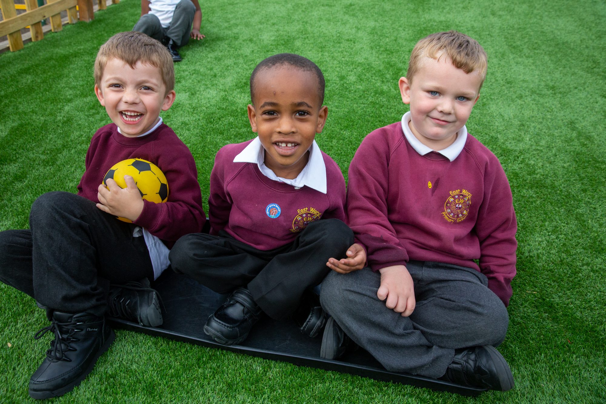Children from East Ward Community Primary School